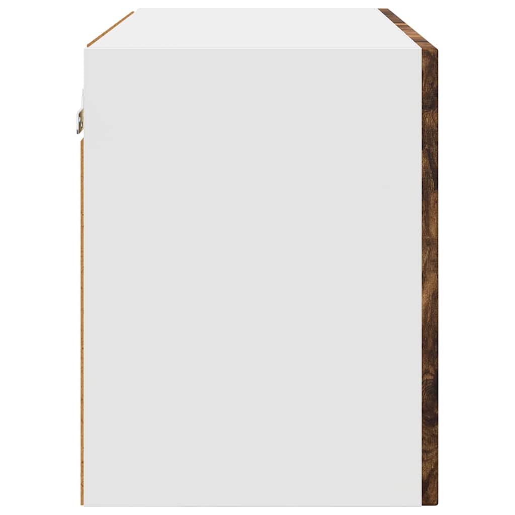 vidaXL Dishwasher Panel Kalmar 2 pcs Smoked Oak 60 x 31 x 40 cm