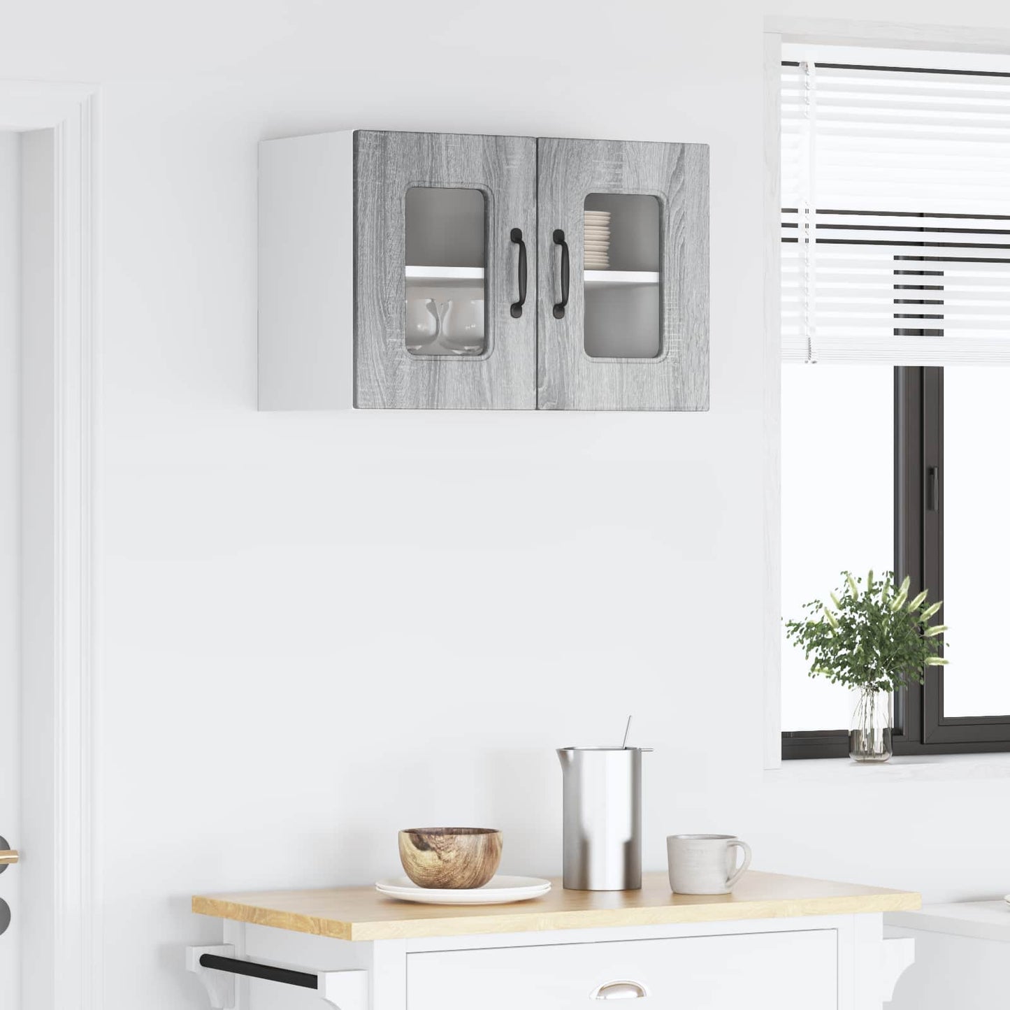vidaXL Dishwasher Panel Kalmar Grey Sonoma 60 x 31 x 40 cm