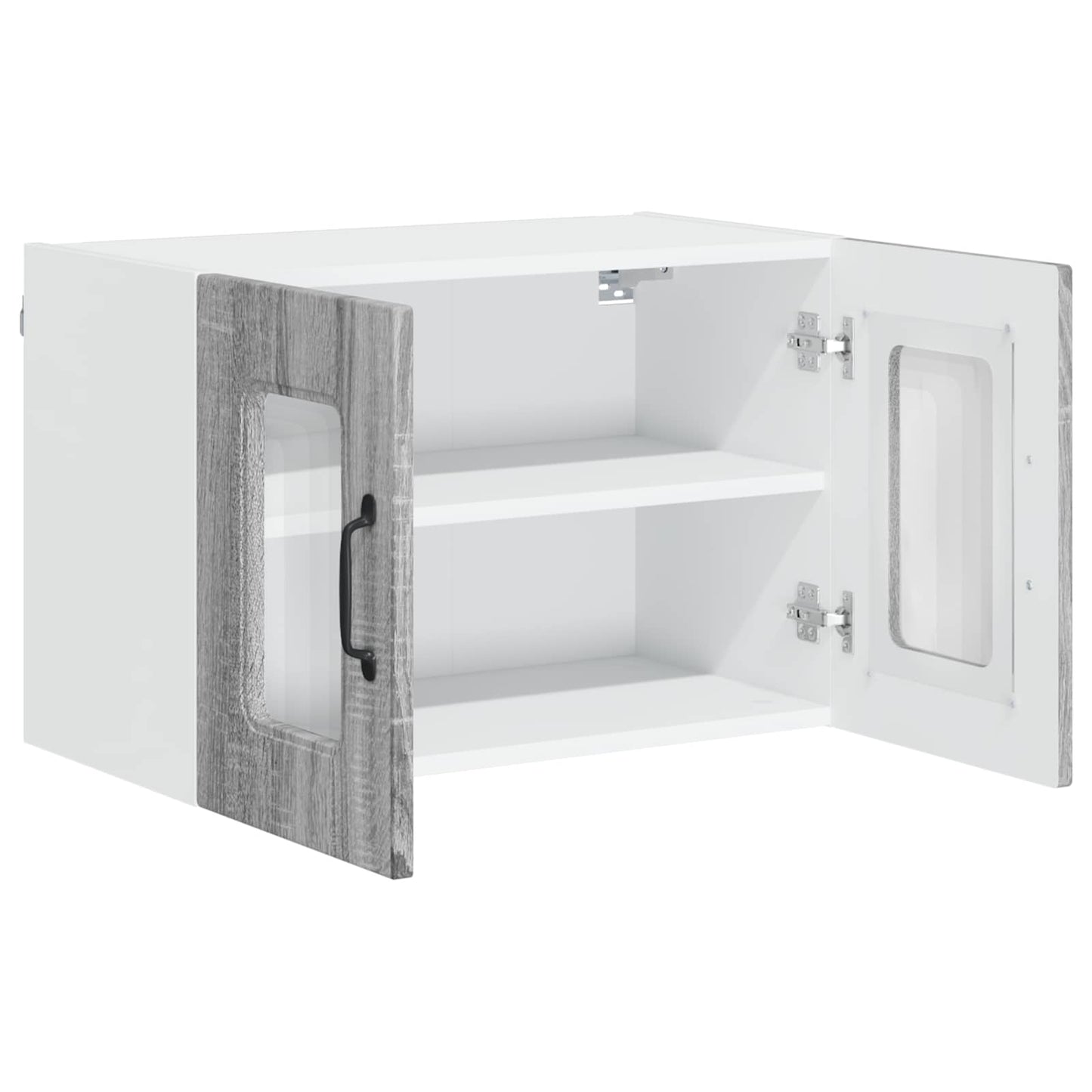 vidaXL Dishwasher Panel Kalmar 2 pcs Grey Sonoma 60 x 31 x 40 cm