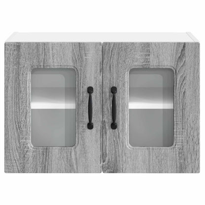 vidaXL Dishwasher Panel Kalmar 2 pcs Grey Sonoma 60 x 31 x 40 cm