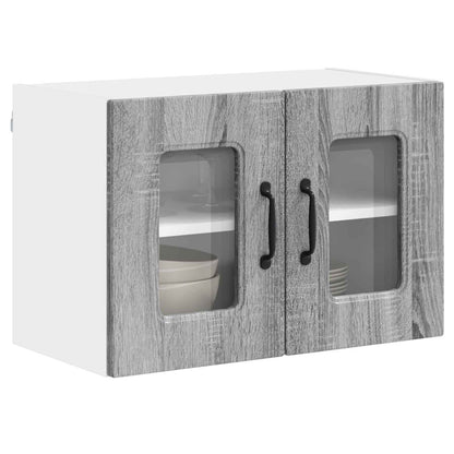 vidaXL Dishwasher Panel Kalmar 2 pcs Grey Sonoma 60 x 31 x 40 cm