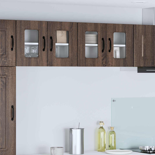 vidaXL Dishwasher Panel Kalmar Brown Oak 60 x 31 x 40 cm