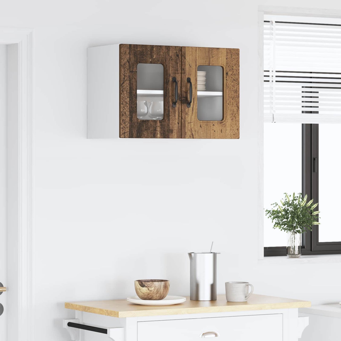 vidaXL Dishwasher Panel Kalmar Old Wood 60 x 31 x 40 cm