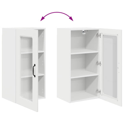 vidaXL Dishwasher Panel Kalmar White 40 x 31 x 80 cm Engineered Wood