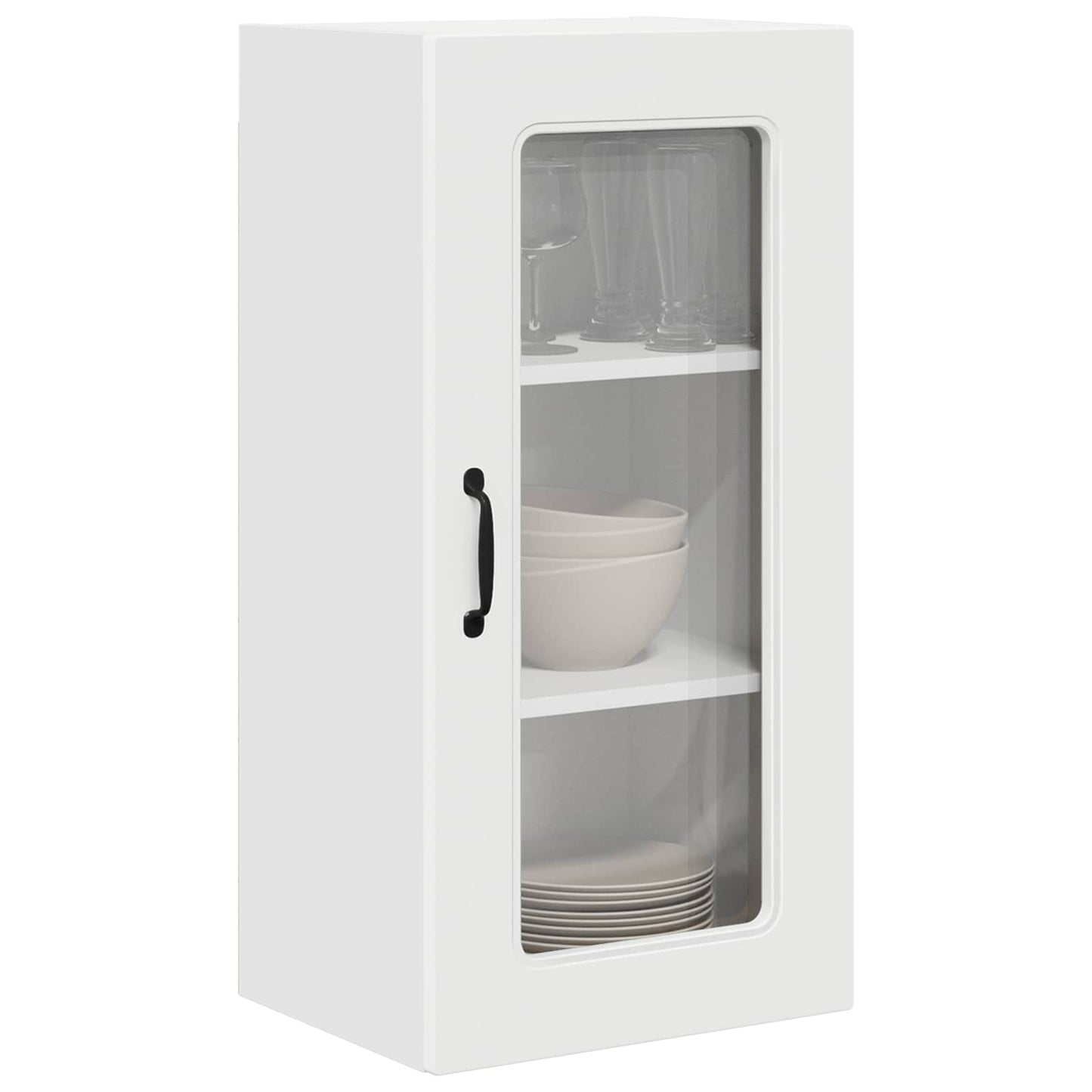 vidaXL Dishwasher Panel Kalmar White 40 x 31 x 80 cm Engineered Wood