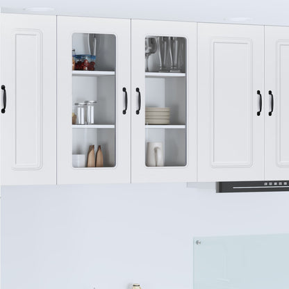 vidaXL Dishwasher Panel Kalmar 2 pcs White 40 x 31 x 80 cm