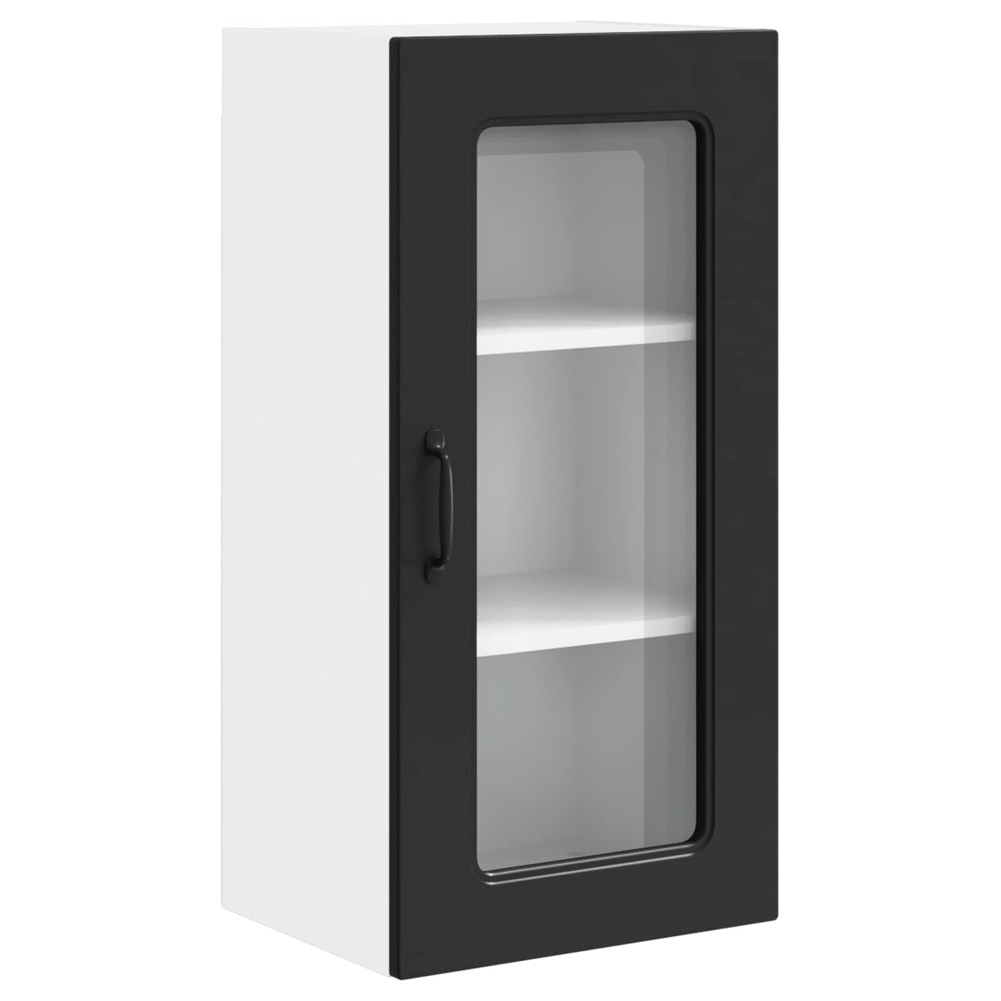 vidaXL Dishwasher Panel Kalmar Black 40 x 31 x 80 cm Engineered Wood