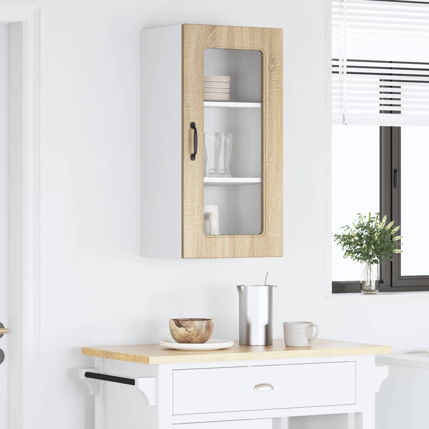 vidaXL Dishwasher Panel Kalmar Sonoma Oak 40 x 31 x 80 cm