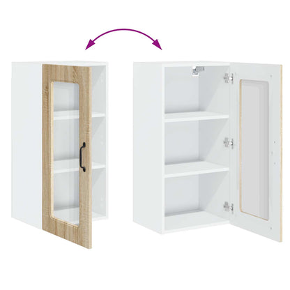 vidaXL Dishwasher Panel Kalmar Sonoma Oak 40 x 31 x 80 cm