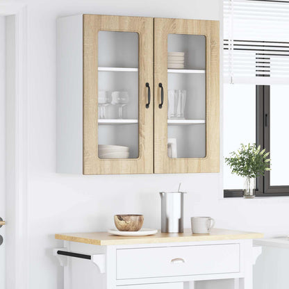 vidaXL Dishwasher Panel Kalmar 2 pcs Sonoma Oak 40 x 31 x 80 cm