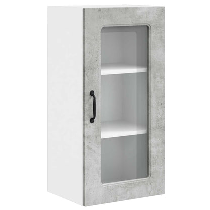 vidaXL Dishwasher Panel Kalmar Concrete Grey 40 x 31 x 80 cm