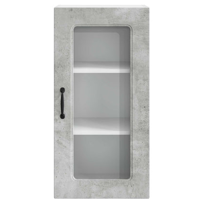 vidaXL Dishwasher Panel Kalmar Concrete Grey 40 x 31 x 80 cm
