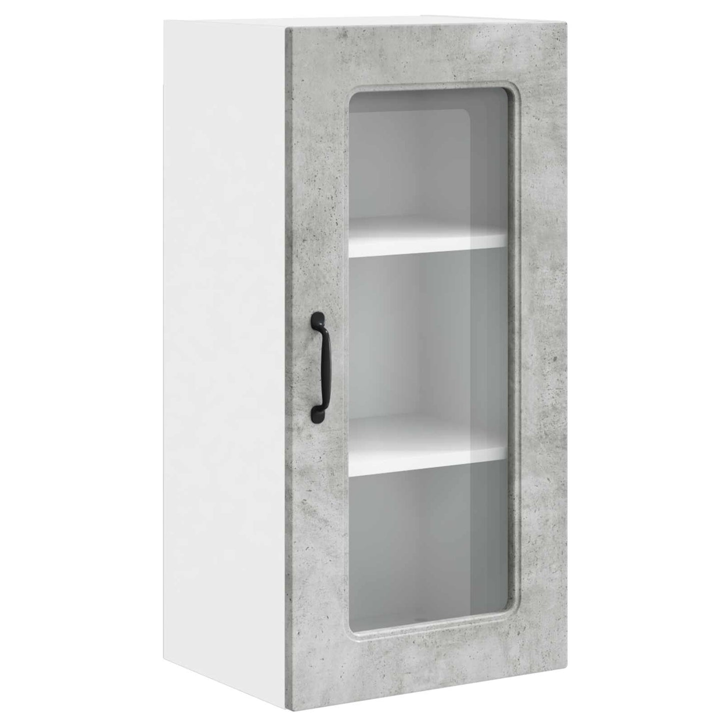 vidaXL Dishwasher Panel Kalmar 2 pcs Concrete Grey 40 x 31 x 80 cm