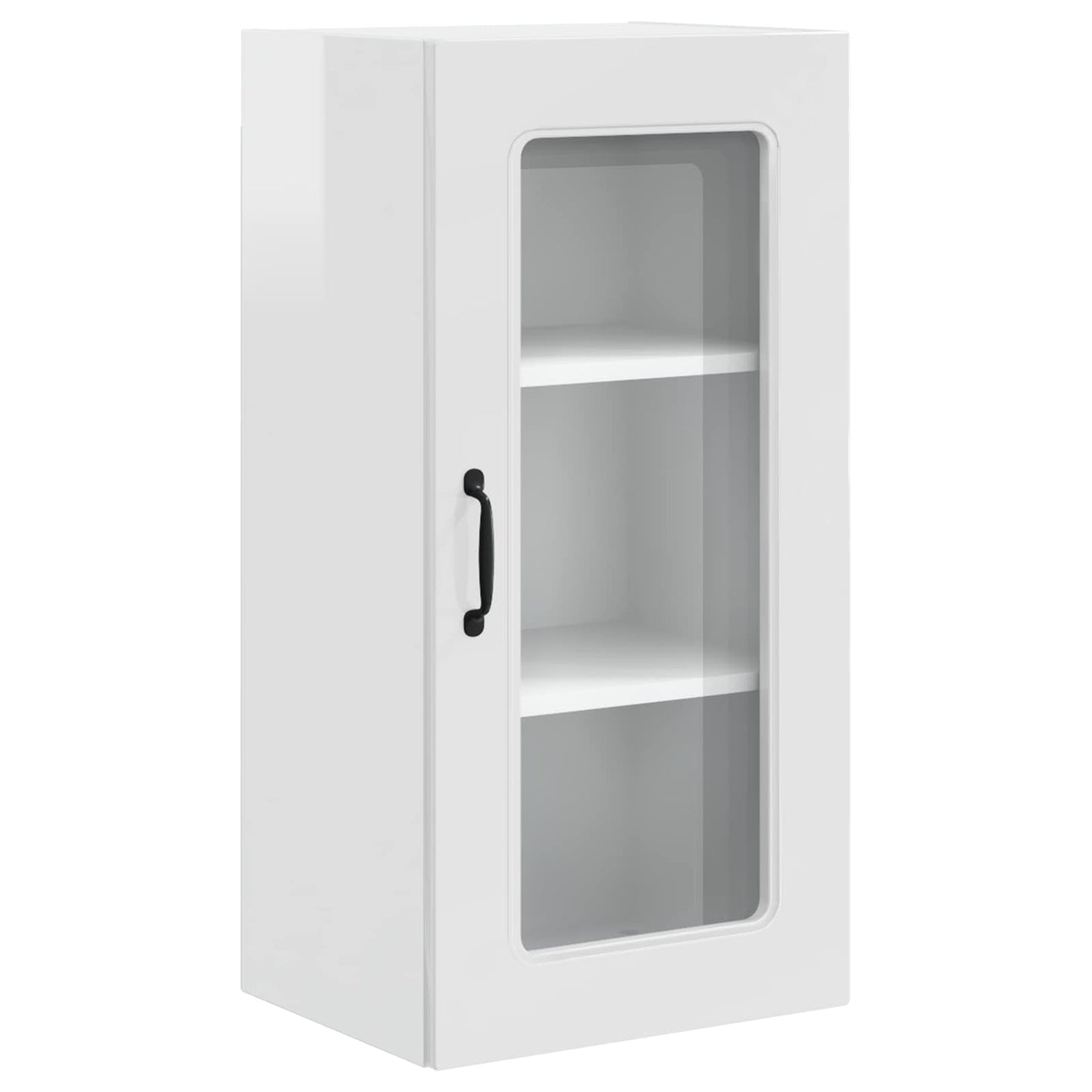vidaXL Dishwasher Panel Kalmar High Gloss White 40 x 31 x 80 cm