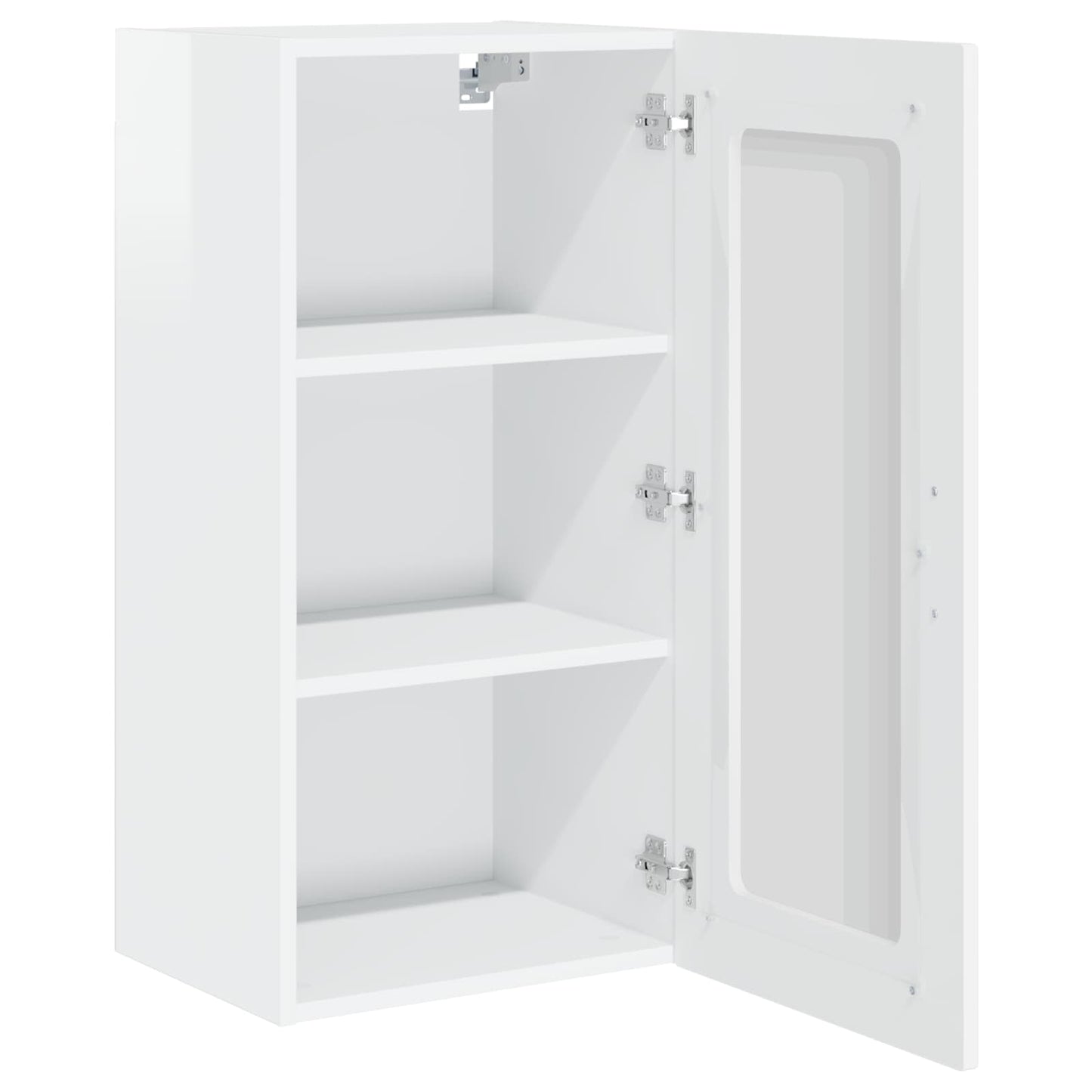 vidaXL Dishwasher Panel Kalmar High Gloss White 40 x 31 x 80 cm