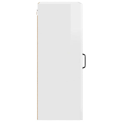 vidaXL Dishwasher Panel Kalmar High Gloss White 40 x 31 x 80 cm