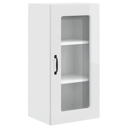 vidaXL Dishwasher Panel Kalmar 2 pcs High Gloss White 40 x 31 x 80 cm