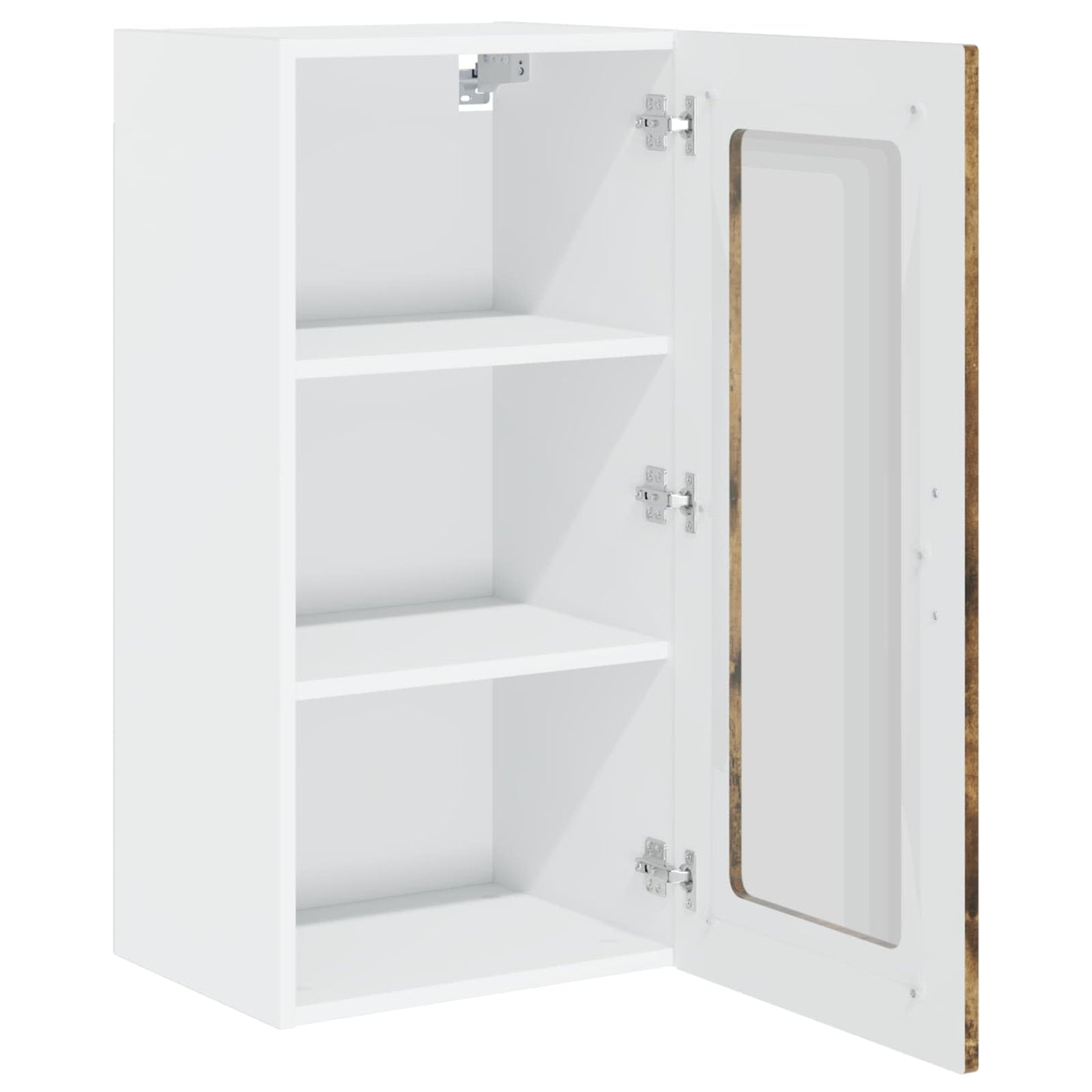 vidaXL Dishwasher Panel Kalmar 2 pcs Smoked Oak 40 x 31 x 80 cm