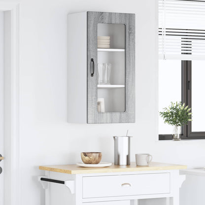 vidaXL Dishwasher Panel Kalmar Grey Sonoma 40 x 31 x 80 cm