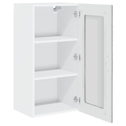 vidaXL Dishwasher Panel Kalmar 2 pcs Grey Sonoma 40 x 31 x 80 cm