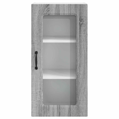 vidaXL Dishwasher Panel Kalmar 2 pcs Grey Sonoma 40 x 31 x 80 cm