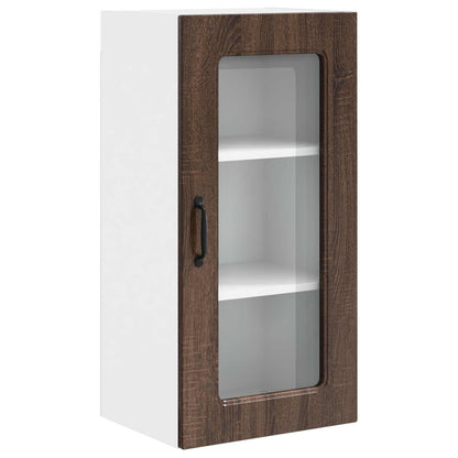 vidaXL Dishwasher Panel Kalmar Brown Oak 40 x 31 x 80 cm