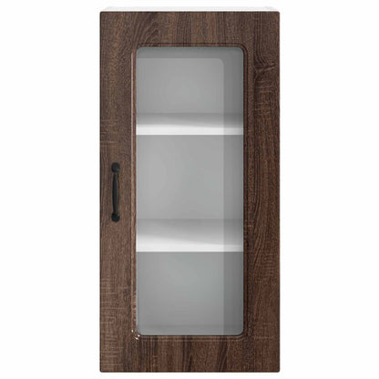 vidaXL Dishwasher Panel Kalmar Brown Oak 40 x 31 x 80 cm
