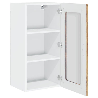 vidaXL Dishwasher Panel with Storage Kalmar Old Wood 40 x 31 x 80 cm