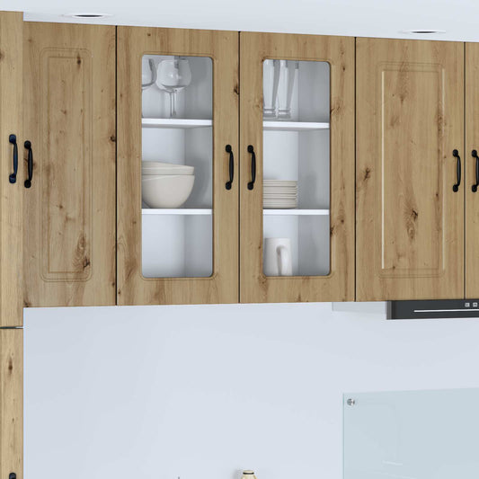 vidaXL Dishwasher Panel Kalmar Artisan Oak 40 x 31 x 80 cm