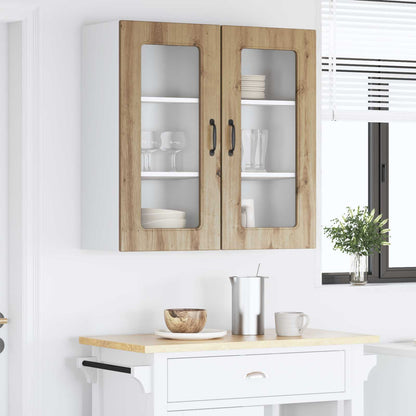 vidaXL Dishwasher Panel Kalmar 2 pcs Artisan Oak Engineered Wood