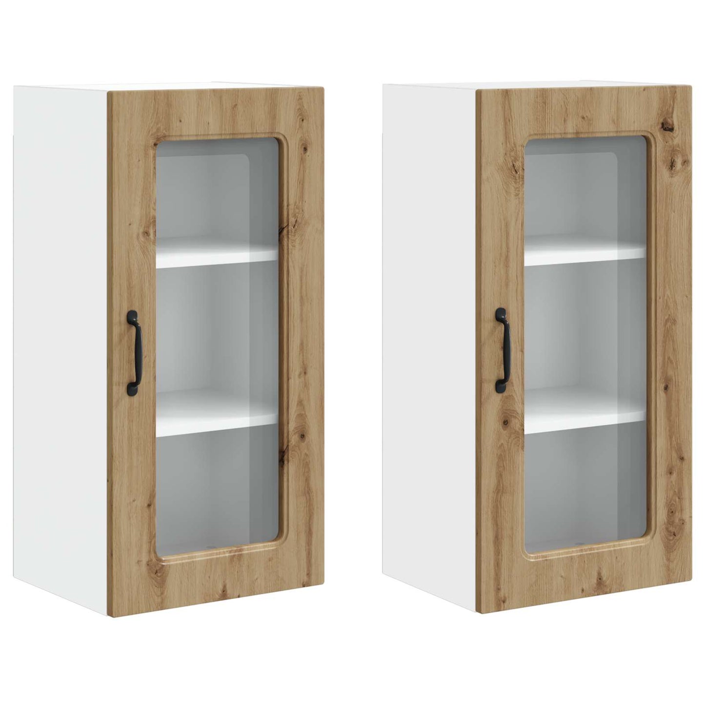 vidaXL Dishwasher Panel Kalmar 2 pcs Artisan Oak Engineered Wood
