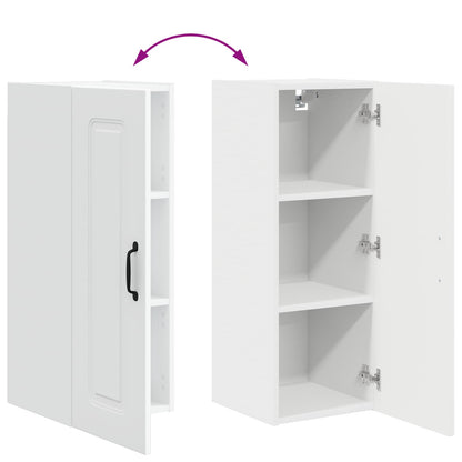 vidaXL Dishwasher Panel Kalmar White 30 x 31 x 80 cm Engineered Wood