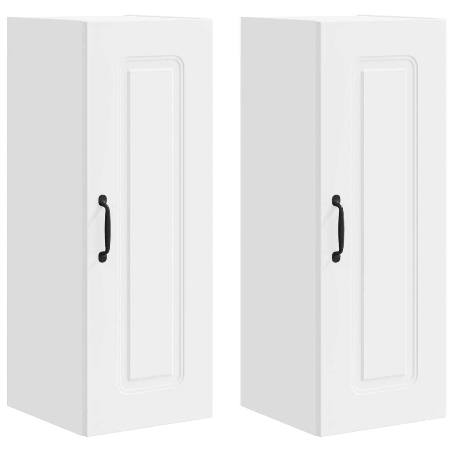 vidaXL Dishwasher Panel Kalmar 2 pcs White 30 x 31 x 80 cm