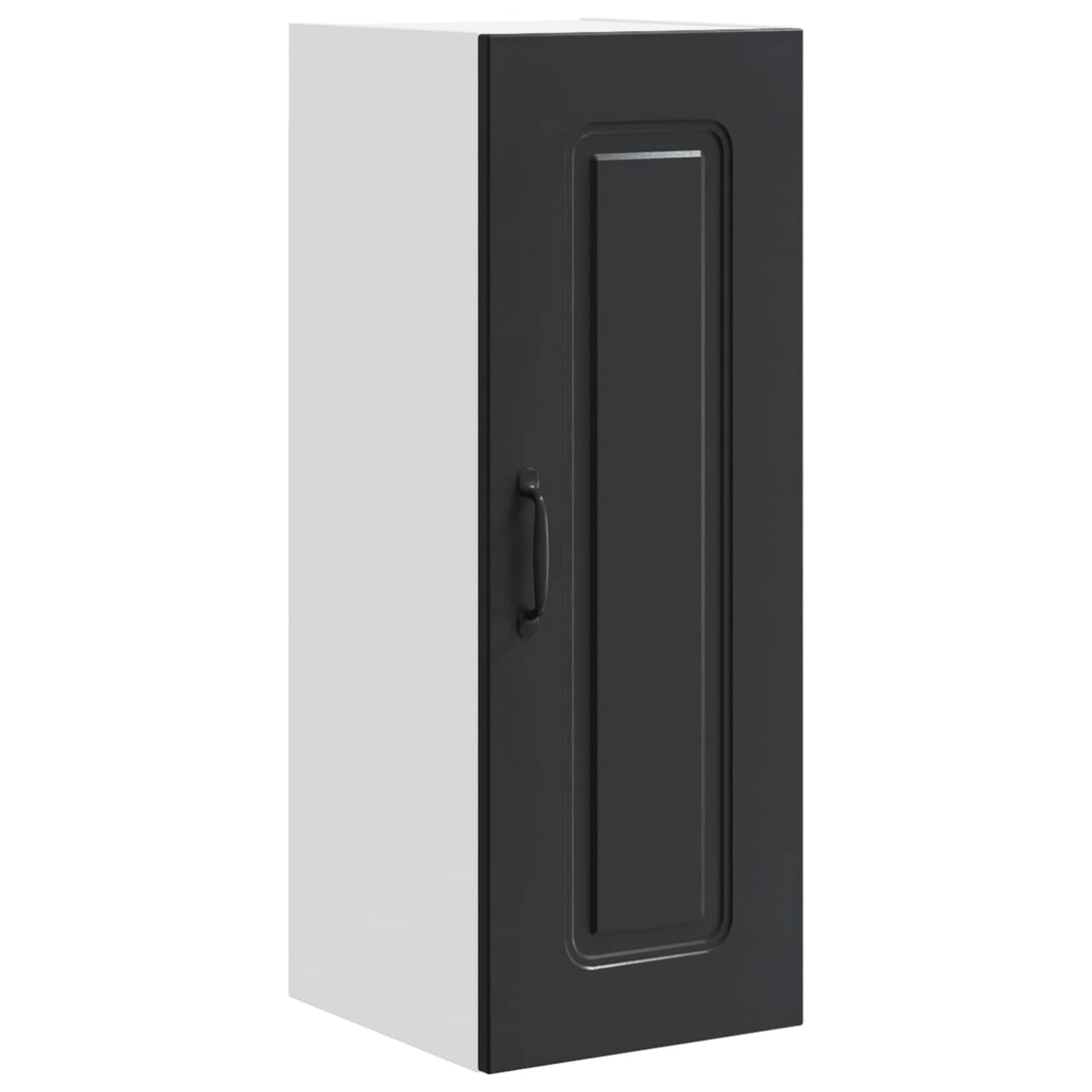 vidaXL Dishwasher Panel Kalmar 2 pcs Black 30 x 31 x 80 cm