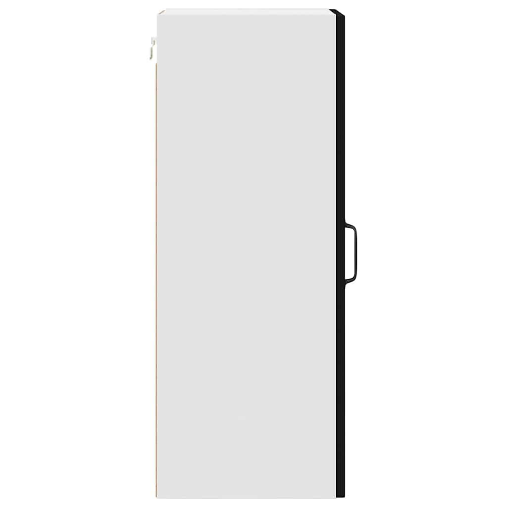 vidaXL Dishwasher Panel Kalmar 2 pcs Black 30 x 31 x 80 cm