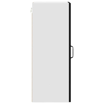 vidaXL Dishwasher Panel Kalmar 2 pcs Black 30 x 31 x 80 cm