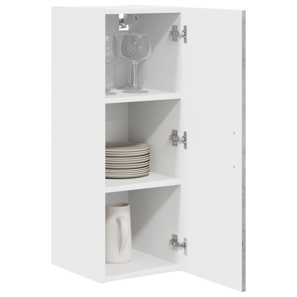 vidaXL Dishwasher Panel Kalmar 2 pcs Concrete Grey 30 x 31 x 80 cm
