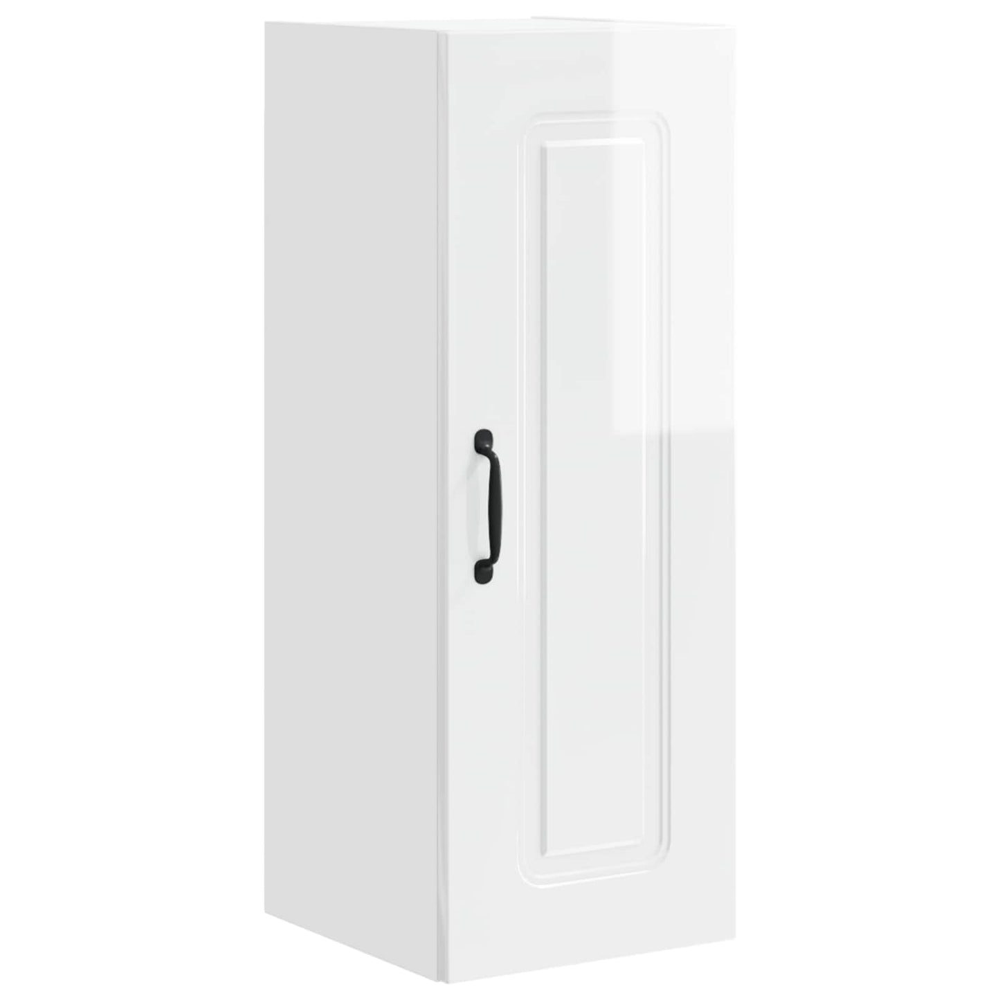 vidaXL Dishwasher Panel Kalmar High Gloss White 30 x 31 x 80 cm
