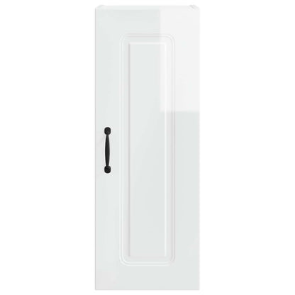 vidaXL Dishwasher Panel Kalmar High Gloss White 30 x 31 x 80 cm