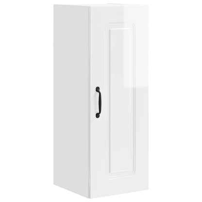 vidaXL Dishwasher Panel Kalmar 2 pcs High Gloss White 30 x 31 x 80 cm