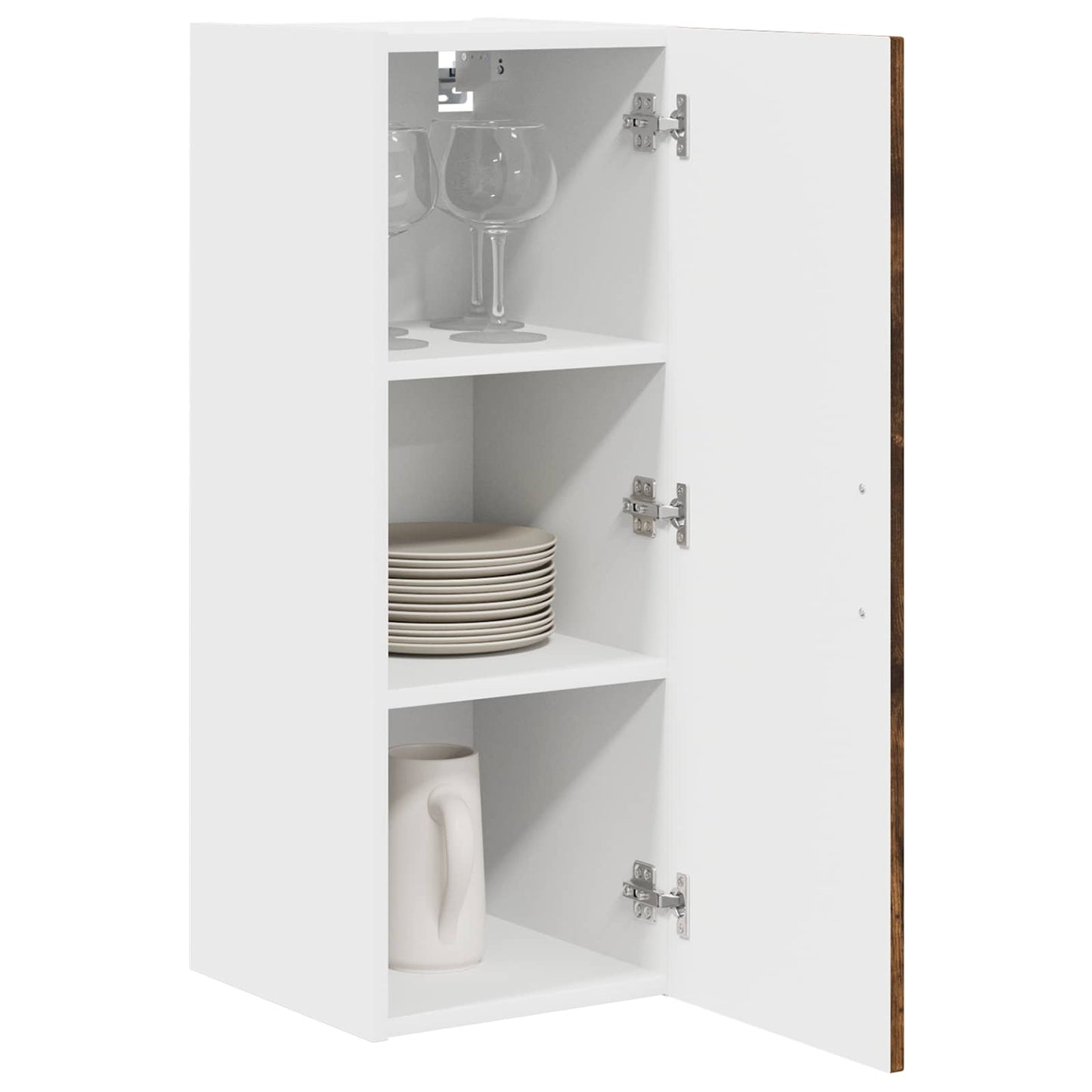 vidaXL Dishwasher Panel Kalmar Smoked Oak 30 x 31 x 80 cm