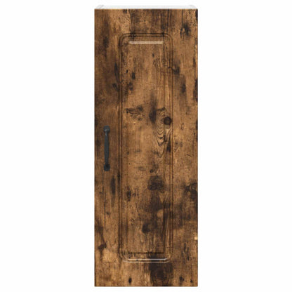 vidaXL Dishwasher Panel Kalmar 2 pcs Smoked Oak 30 x 31 x 80 cm