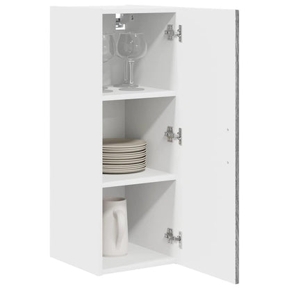 vidaXL Dishwasher Panel Kalmar 2 pcs Grey Sonoma 30 x 31 x 80 cm