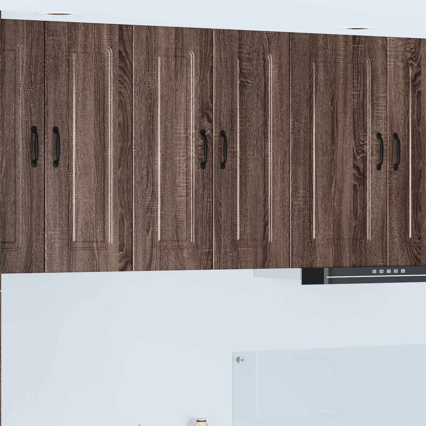 vidaXL Dishwasher Panel Kalmar Brown Oak 30 x 31 x 80 cm