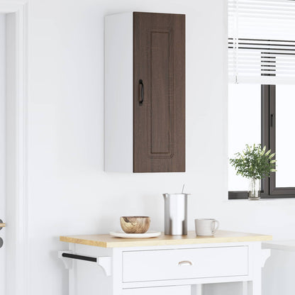 vidaXL Dishwasher Panel Kalmar Brown Oak 30 x 31 x 80 cm