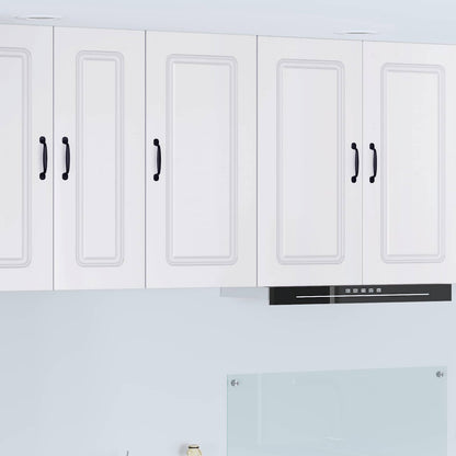 vidaXL Dishwasher Panel Kalmar White 40 x 31 x 80 cm Engineered Wood