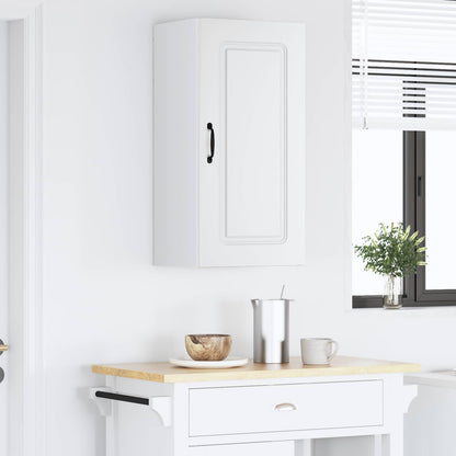 vidaXL Dishwasher Panel Kalmar White 40 x 31 x 80 cm Engineered Wood