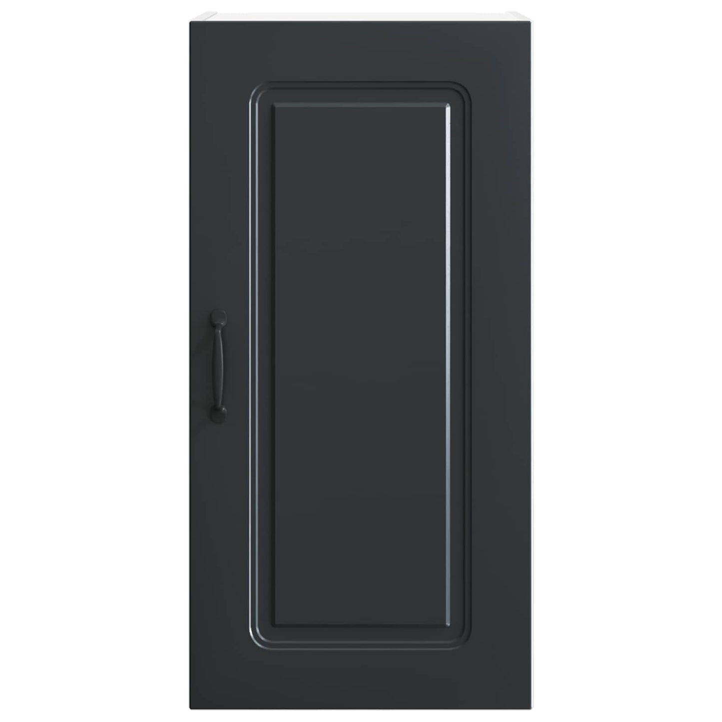 vidaXL Dishwasher Panel Kalmar Black 40 x 31 x 80 cm Engineered Wood