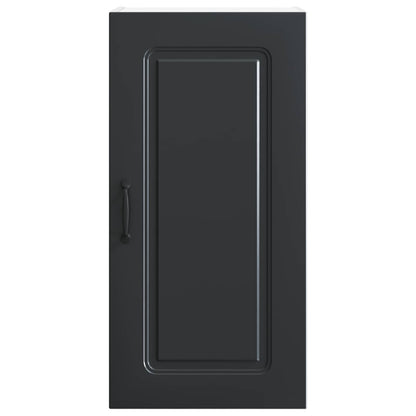 vidaXL Dishwasher Panel Kalmar Black 40 x 31 x 80 cm Engineered Wood