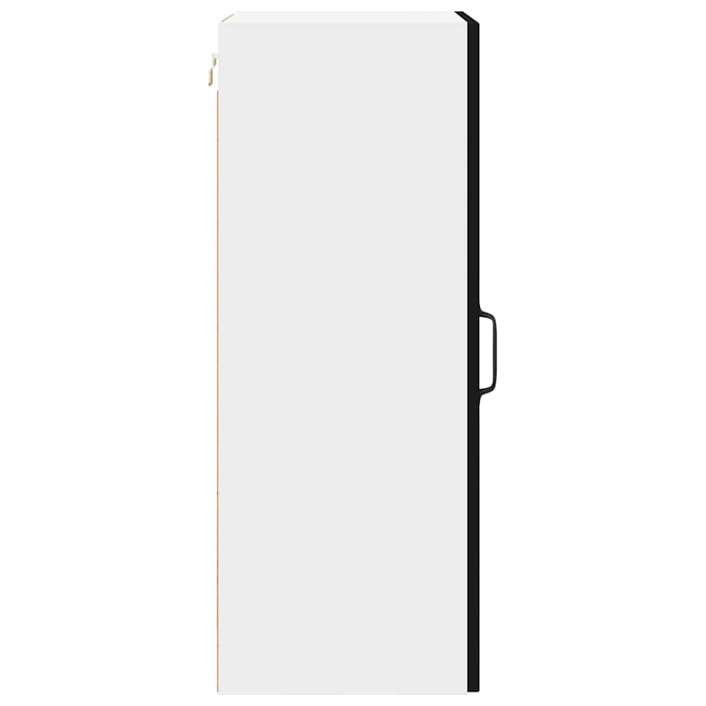 vidaXL Dishwasher Panel Kalmar Black 40 x 31 x 80 cm Engineered Wood